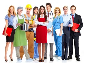 Group of workers.